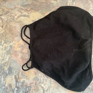 Free People Black Strappy Top